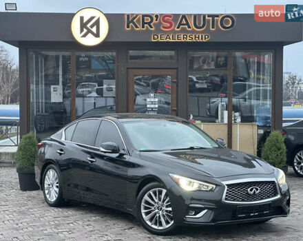 Чорний Інфініті Q50, об'ємом двигуна 3 л та пробігом 105 тис. км за 19700 $, фото 5 на Automoto.ua