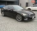 Черный Инфинити Q50, объемом двигателя 3 л и пробегом 48 тыс. км за 22999 $, фото 1 на Automoto.ua