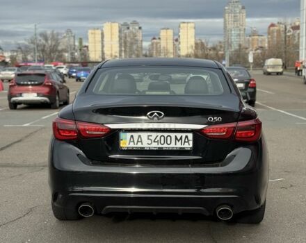 Черный Инфинити Q50, объемом двигателя 2 л и пробегом 66 тыс. км за 20000 $, фото 6 на Automoto.ua