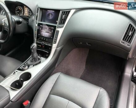 Черный Инфинити Q50, объемом двигателя 3 л и пробегом 48 тыс. км за 22999 $, фото 12 на Automoto.ua