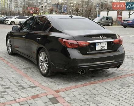 Черный Инфинити Q50, объемом двигателя 3 л и пробегом 48 тыс. км за 22999 $, фото 7 на Automoto.ua