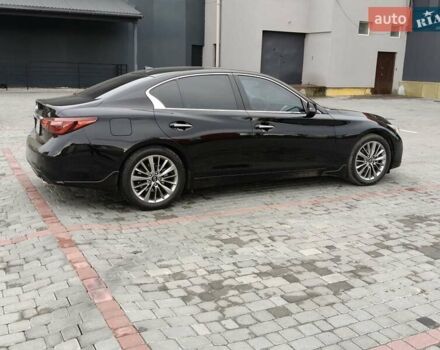 Черный Инфинити Q50, объемом двигателя 3 л и пробегом 48 тыс. км за 22999 $, фото 5 на Automoto.ua