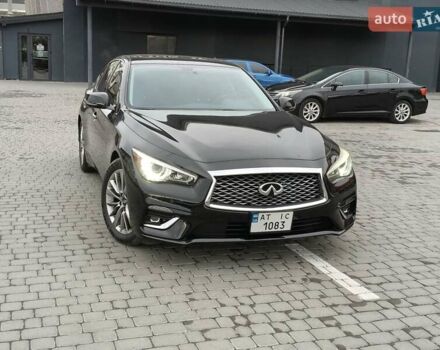 Черный Инфинити Q50, объемом двигателя 3 л и пробегом 48 тыс. км за 22999 $, фото 8 на Automoto.ua