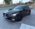 Черный Инфинити Q50, объемом двигателя 3 л и пробегом 97 тыс. км за 21500 $, фото 1 на Automoto.ua