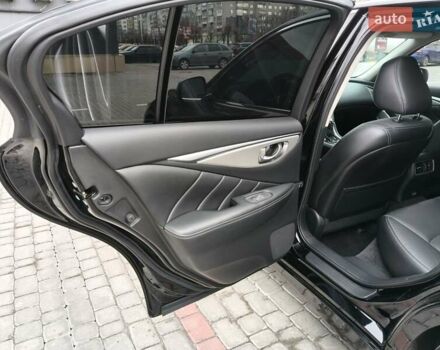 Черный Инфинити Q50, объемом двигателя 3 л и пробегом 48 тыс. км за 22999 $, фото 15 на Automoto.ua