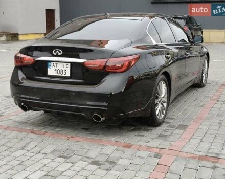 Черный Инфинити Q50, объемом двигателя 3 л и пробегом 48 тыс. км за 22999 $, фото 6 на Automoto.ua