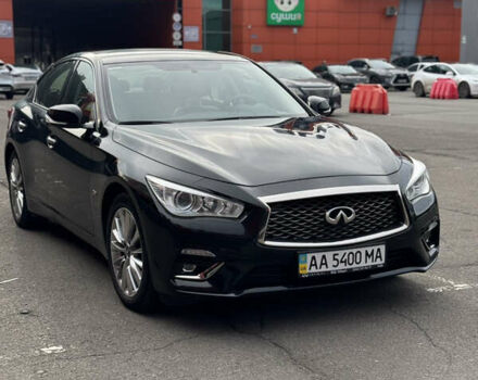 Черный Инфинити Q50, объемом двигателя 1.99 л и пробегом 66 тыс. км за 20000 $, фото 2 на Automoto.ua