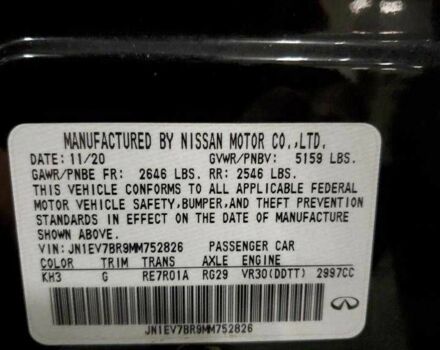 Черный Инфинити Q50, объемом двигателя 0 л и пробегом 67 тыс. км за 4500 $, фото 11 на Automoto.ua