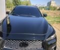 Черный Инфинити Q50, объемом двигателя 3 л и пробегом 46 тыс. км за 26500 $, фото 1 на Automoto.ua