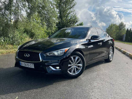 Чорний Інфініті Q50, об'ємом двигуна 3.7 л та пробігом 137 тис. км за 14000 $, фото 1 на Automoto.ua