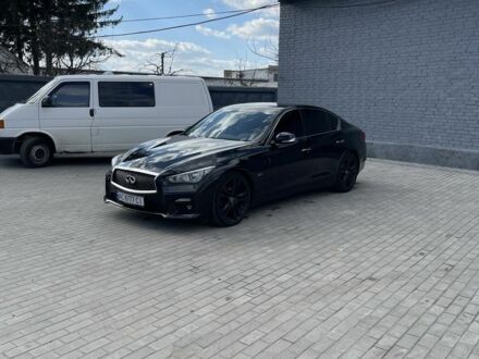 Чорний Інфініті Q50, об'ємом двигуна 0.22 л та пробігом 340 тис. км за 9500 $, фото 1 на Automoto.ua