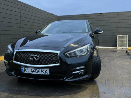 Черный Инфинити Q50, объемом двигателя 2.14 л и пробегом 220 тыс. км за 12890 $, фото 1 на Automoto.ua