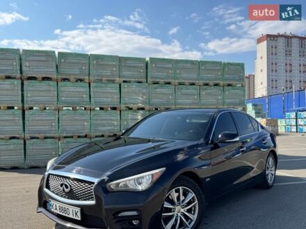 Черный Инфинити Q50, объемом двигателя 2.14 л и пробегом 130 тыс. км за 14500 $, фото 1 на Automoto.ua