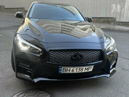 Чорний Інфініті Q50, об'ємом двигуна 3.5 л та пробігом 46 тис. км за 21700 $, фото 1 на Automoto.ua