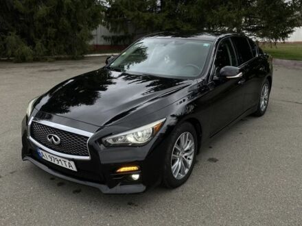 Черный Инфинити Q50, объемом двигателя 2.1 л и пробегом 248 тыс. км за 12700 $, фото 1 на Automoto.ua