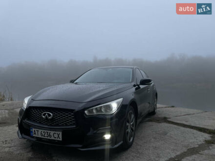 Черный Инфинити Q50, объемом двигателя 2.14 л и пробегом 190 тыс. км за 13200 $, фото 1 на Automoto.ua