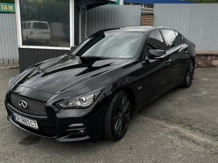 Черный Инфинити Q50, объемом двигателя 2.14 л и пробегом 167 тыс. км за 16300 $, фото 1 на Automoto.ua