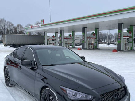 Черный Инфинити Q50, объемом двигателя 1.99 л и пробегом 164 тыс. км за 13200 $, фото 1 на Automoto.ua