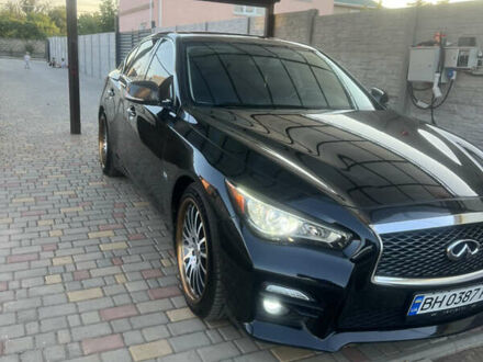 Чорний Інфініті Q50, об'ємом двигуна 3 л та пробігом 117 тис. км за 17000 $, фото 1 на Automoto.ua