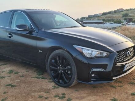 Чорний Інфініті Q50, об'ємом двигуна 3 л та пробігом 83 тис. км за 13500 $, фото 1 на Automoto.ua