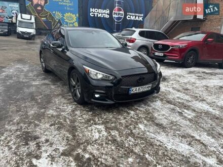 Чорний Інфініті Q50, об'ємом двигуна 3 л та пробігом 109 тис. км за 15900 $, фото 1 на Automoto.ua