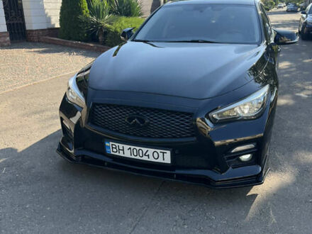 Чорний Інфініті Q50, об'ємом двигуна 3.5 л та пробігом 149 тис. км за 17999 $, фото 1 на Automoto.ua
