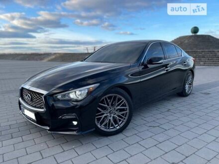 Чорний Інфініті Q50, об'ємом двигуна 3 л та пробігом 123 тис. км за 17500 $, фото 1 на Automoto.ua