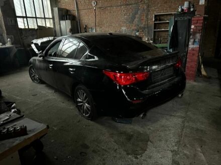 Черный Инфинити Q50, объемом двигателя 3 л и пробегом 120 тыс. км за 7900 $, фото 1 на Automoto.ua