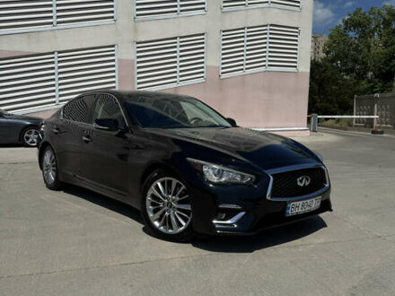 Чорний Інфініті Q50, об'ємом двигуна 3 л та пробігом 122 тис. км за 16000 $, фото 1 на Automoto.ua