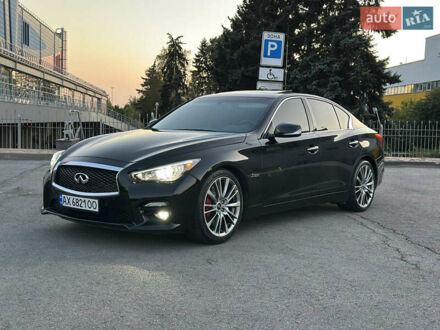 Чорний Інфініті Q50, об'ємом двигуна 3 л та пробігом 98 тис. км за 16500 $, фото 1 на Automoto.ua