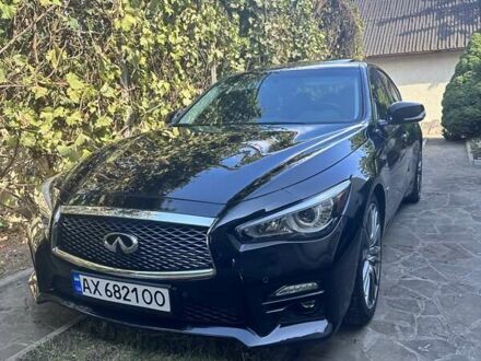 Чорний Інфініті Q50, об'ємом двигуна 3 л та пробігом 97 тис. км за 16000 $, фото 1 на Automoto.ua