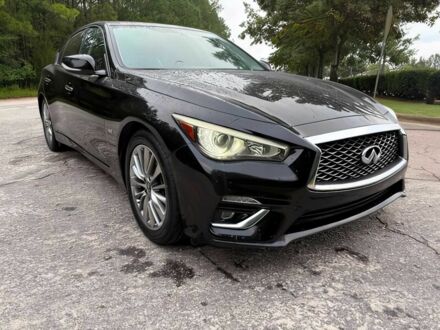 Чорний Інфініті Q50, об'ємом двигуна 3 л та пробігом 54 тис. км за 12900 $, фото 1 на Automoto.ua