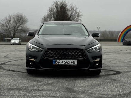 Чорний Інфініті Q50, об'ємом двигуна 3 л та пробігом 89 тис. км за 17600 $, фото 1 на Automoto.ua