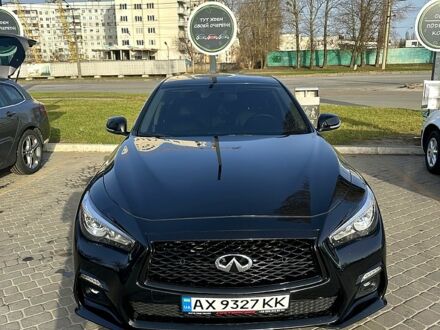 Чорний Інфініті Q50, об'ємом двигуна 3 л та пробігом 79 тис. км за 19999 $, фото 1 на Automoto.ua