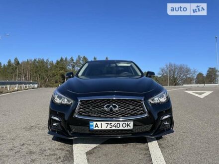 Чорний Інфініті Q50, об'ємом двигуна 3 л та пробігом 71 тис. км за 20500 $, фото 1 на Automoto.ua