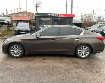 Коричневый Инфинити Q50, объемом двигателя 3.5 л и пробегом 124 тыс. км за 15340 $, фото 7 на Automoto.ua