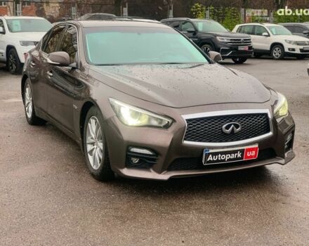 Коричневый Инфинити Q50, объемом двигателя 3.5 л и пробегом 124 тыс. км за 15340 $, фото 2 на Automoto.ua