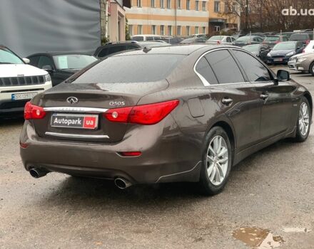 Коричневый Инфинити Q50, объемом двигателя 3.5 л и пробегом 124 тыс. км за 15340 $, фото 4 на Automoto.ua