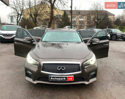 Коричневый Инфинити Q50, объемом двигателя 3.5 л и пробегом 124 тыс. км за 15340 $, фото 16 на Automoto.ua