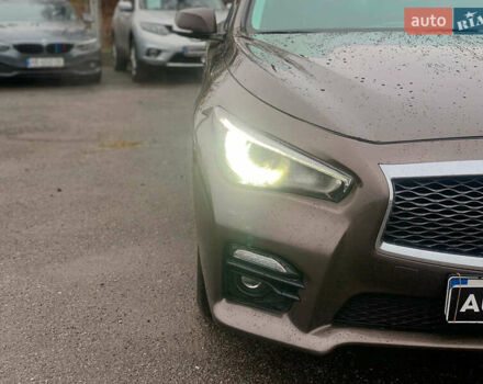 Коричневый Инфинити Q50, объемом двигателя 3.5 л и пробегом 124 тыс. км за 15340 $, фото 11 на Automoto.ua