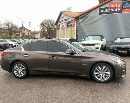 Коричневый Инфинити Q50, объемом двигателя 3.5 л и пробегом 124 тыс. км за 15340 $, фото 3 на Automoto.ua