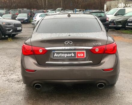 Коричневый Инфинити Q50, объемом двигателя 3.5 л и пробегом 124 тыс. км за 15340 $, фото 5 на Automoto.ua