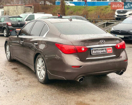 Коричневый Инфинити Q50, объемом двигателя 3.5 л и пробегом 124 тыс. км за 15340 $, фото 6 на Automoto.ua