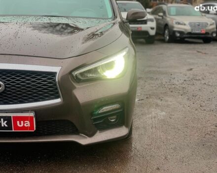 Коричневый Инфинити Q50, объемом двигателя 3.5 л и пробегом 124 тыс. км за 15340 $, фото 10 на Automoto.ua