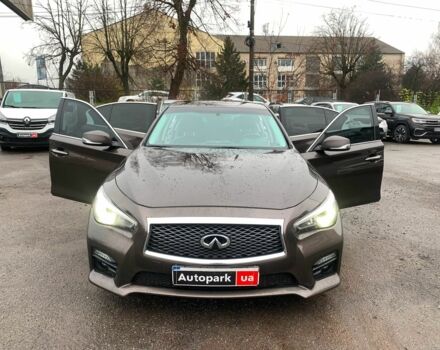 Коричневый Инфинити Q50, объемом двигателя 3.5 л и пробегом 124 тыс. км за 15340 $, фото 16 на Automoto.ua