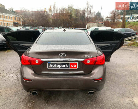 Коричневый Инфинити Q50, объемом двигателя 3.5 л и пробегом 124 тыс. км за 15340 $, фото 18 на Automoto.ua