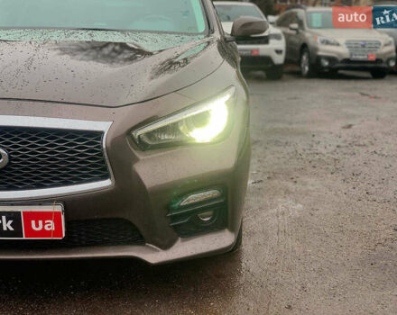 Коричневый Инфинити Q50, объемом двигателя 3.5 л и пробегом 124 тыс. км за 15340 $, фото 10 на Automoto.ua