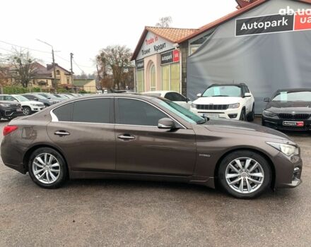 Коричневый Инфинити Q50, объемом двигателя 3.5 л и пробегом 124 тыс. км за 15340 $, фото 3 на Automoto.ua