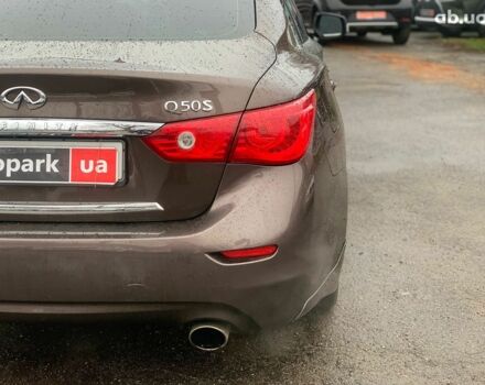Коричневый Инфинити Q50, объемом двигателя 3.5 л и пробегом 124 тыс. км за 15340 $, фото 12 на Automoto.ua