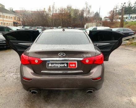 Коричневый Инфинити Q50, объемом двигателя 3.5 л и пробегом 124 тыс. км за 15340 $, фото 18 на Automoto.ua